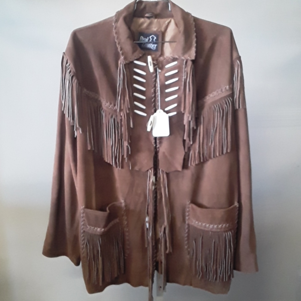 Real Leather Brand Womens Native Jacket